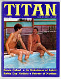 Titan V1 #4 Vintage Gay Nude Physique Magazine 1967 Wyngate & Bevins 52pg Male Beefcake Pictorial M23522