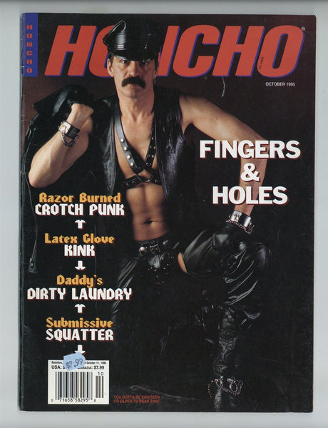 Honcho 1995 Hound Dog Productions, Studio RCO 100pgs The Bear Vintage Gay Magazine M23538