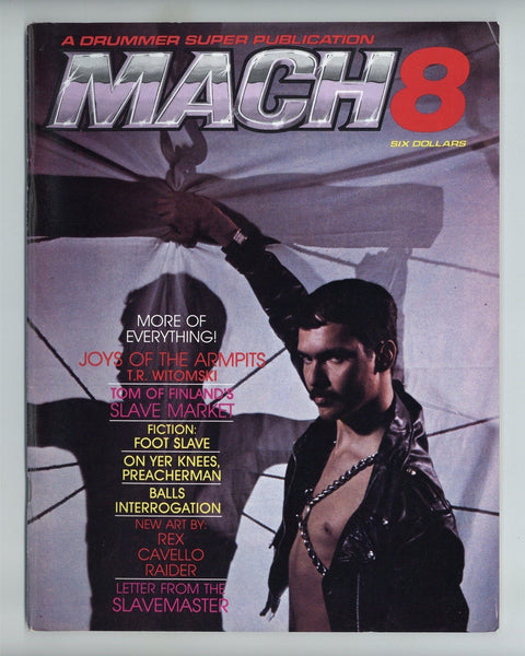Mach Quarterly 1984 Tom Of Finland, Vintage Leather 72pgs Bill Ward, Jim Moss Gay Magazine M23542