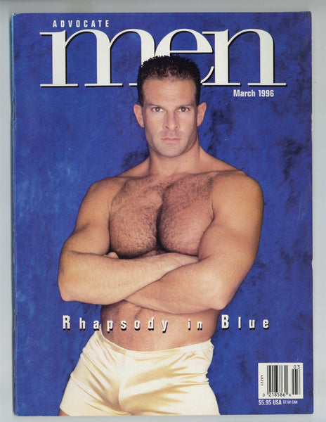 Advocate Men 1996 Erik Strong Ted Matthews 90pg Mick O'Brien Gay Magazine M23555
