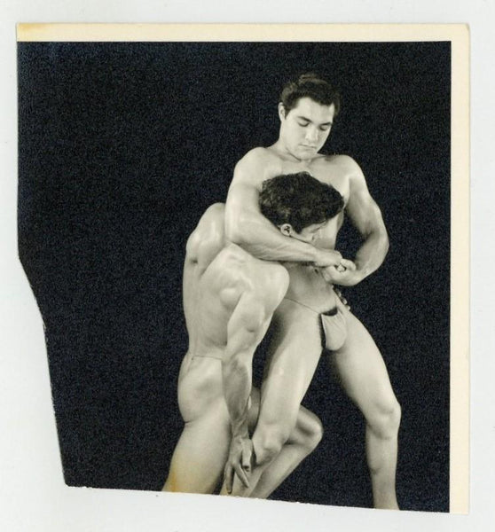 Harold Adducci & Paul Labriola 1950 WPG Don Whitman Gay Physique Photo Q8553
