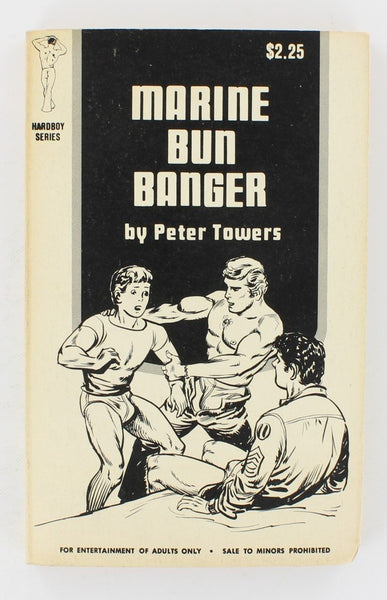 Marine Bun Banger by Peter Towers 1974 Hardboy Series 1003 Vintage Gay Pulp B98