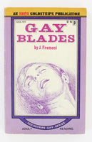 Gay Blades by J Fremoni 1973 Eros Goldstripe Gay Series Vintage Pulp Erotica 114