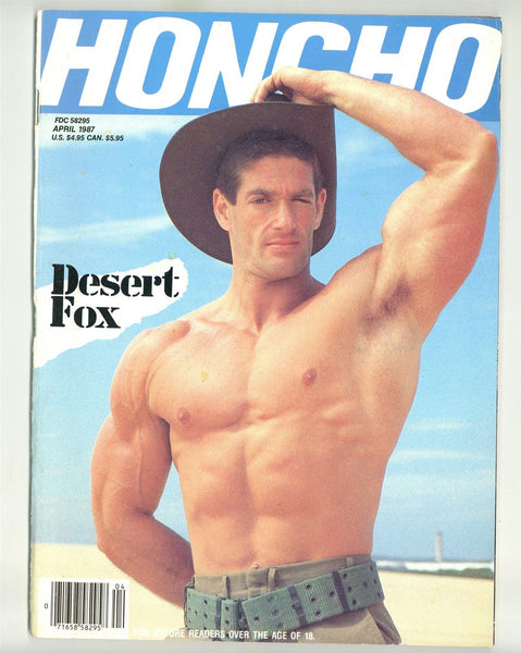 Honcho 1987 Kristen Bjorn, David Photography 98pgs Vintage Gay Magazine M23571