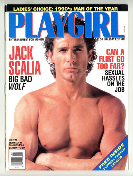 Playgirl 1990 Jack Scalia, Steve Downey 100pg Scott Lockwood Gay Magazine M23574