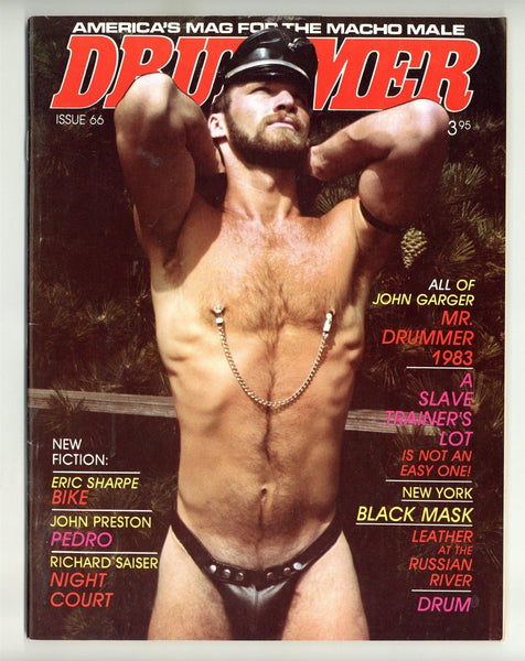 Drummer 1983 John Garger, John Preston 96pgs Vintage Gay Leather Magazine M23577