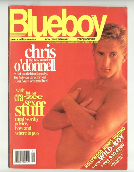Blueboy 1995 Klinger Publications Falcon, Corey Brown, Keith Stratton 100pg Mark Steel Gay Magazine M23578