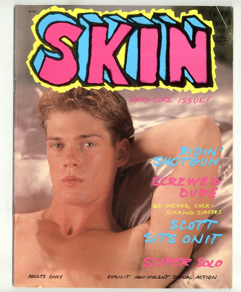 Skin 1987 Jason Lowe, Catalina Video Scott Avery Magcorp Publishing 52pgs Gay Magazine M23597