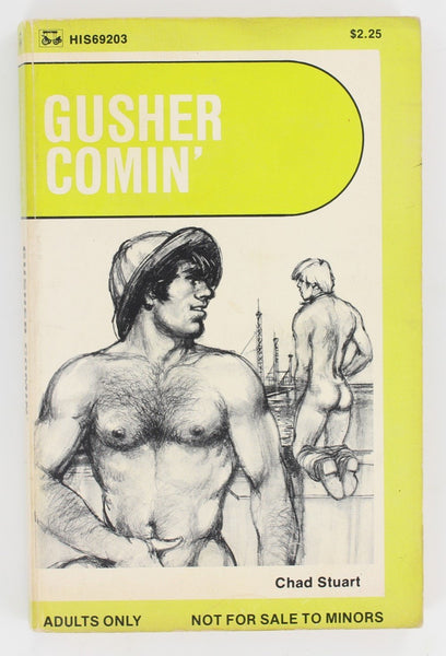 Gusher Cumin Chad Stuart Suree 1977 Vintage Gay Erotic Pulp HIS69 HIS 69 PB21