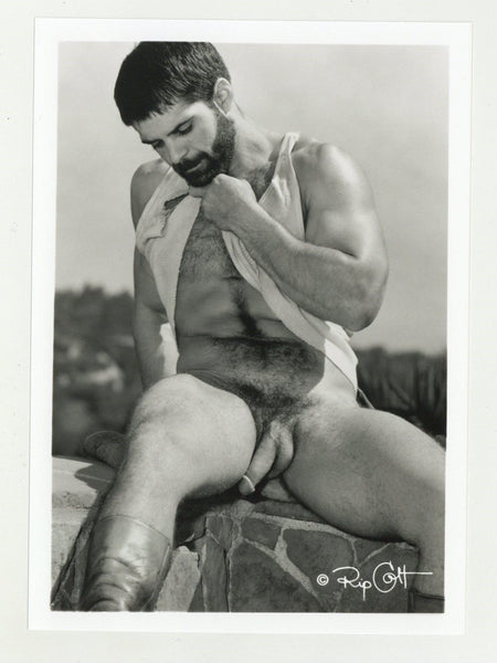Tony Lombardy Teddy Bear 1997 Colt Studio 5x7 Gay Beefcake Nude Photo J10403
