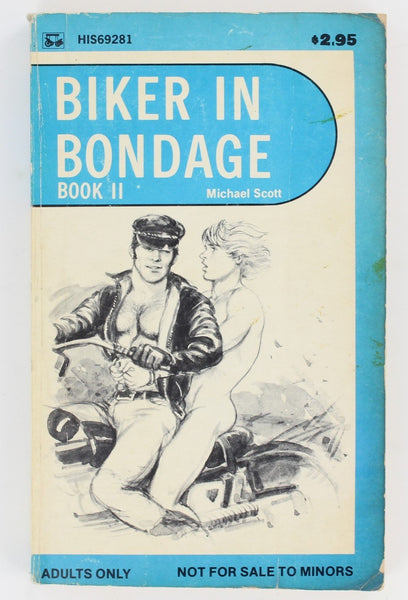 Vintage Gay Pulp 1978 Biker Bondage Book II by Michael Scott HIS69 Surree PB17