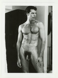 Jon Nicholson Intense Stare 1980 Colt Studio Hairy Hunk 5x7 Gay Nude Physique Photo J10435