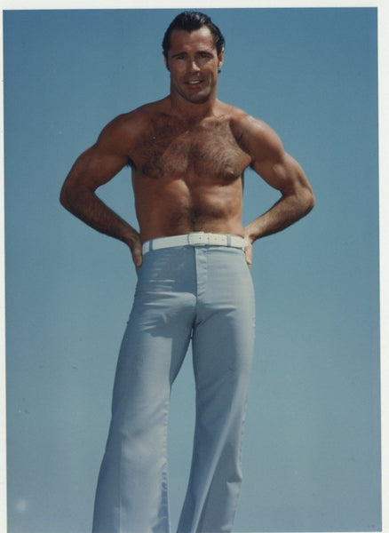 Colt Adonis Rock Pamplin 1994 Shirtless Hairy Chest 5x7 Colt Studio Jim French Bee ...