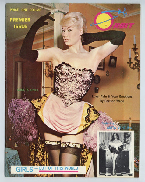 Orbit Premier Issue 1961 Selbee Anita Ventura, Gene Bilbrew 56pg Magazine M23678