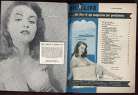 Hi Life V1#3 Wilmot 1958 Ann Austin, Rosa Dolmai 76p Sabrina Pinup Magazine 23691