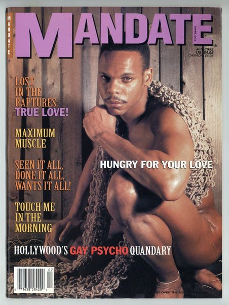 Mandate 1993 Joe Lazara Kristen Bjorn 100p Beefcake Physique Gay Magazine M23701