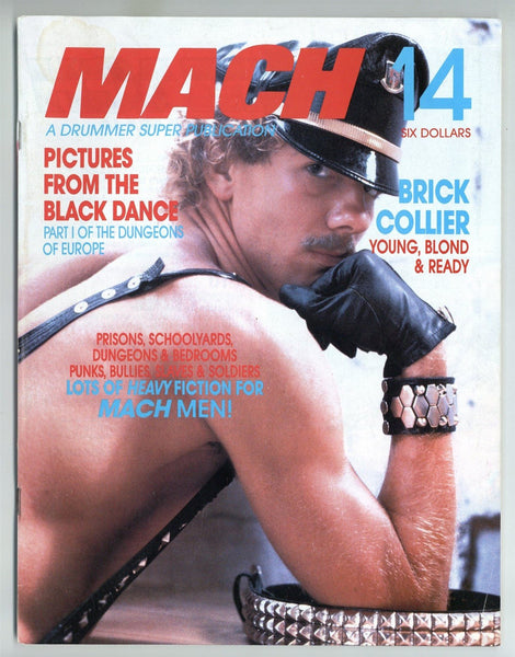 Mach #14 Feb 1988 Desmodus Brick Collier, Le Salon 68pgs Zeus Studios Gay Magazine M23707