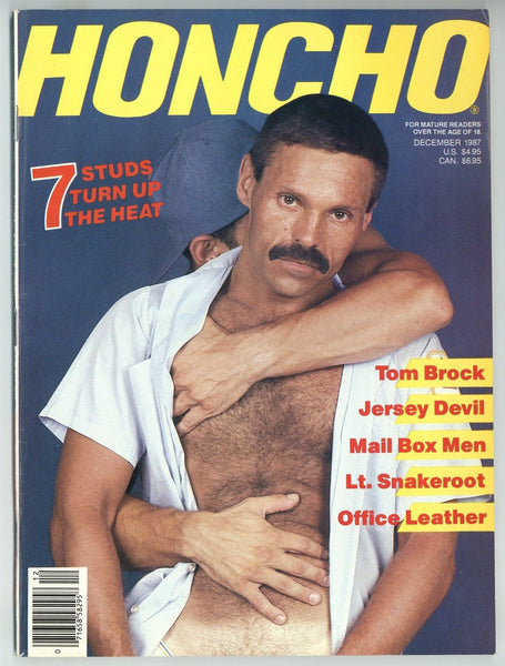 Honcho 1987 Tom Brock, Cityboy 98pgs Falcon Studios Vintage Gay Leather Magazine M23718