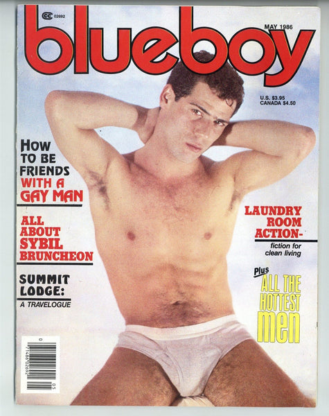 Blueboy 1986 Starman, Surge Studios 100pgs Roy Dean Vintage Gay Pinup Magazine M23720