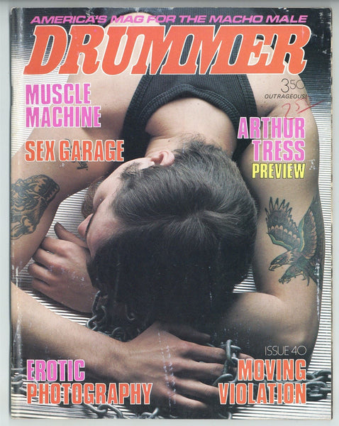 Drummer 1980 Zeus, Larry Townsend, Arthur Tress 88pg Gay Leather Magazine M23727