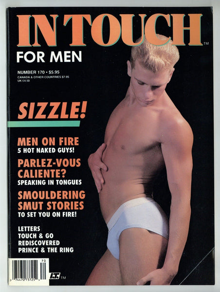 In Touch 1991 Kelly Morgan, Thom Wolf 84pg Brad Posey Gay Pinup Magazine M23734