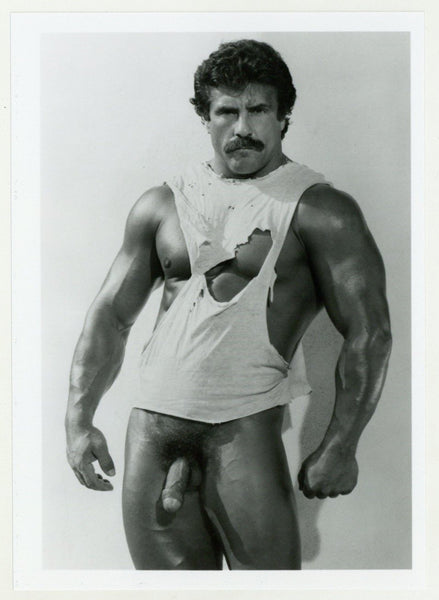 Ed Rhinehard/Peter Andreas Ripped Colt Studio Rugged Serious 5x7 Jim French Gay Photo J10535