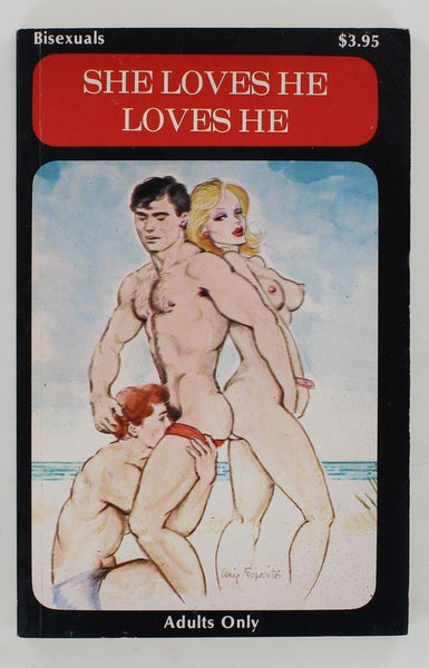 She Loves He Loves He 1990 Star Distributors 154pg Bisexuals Series Vintage Married Gay Bi Male Pulp PB114
