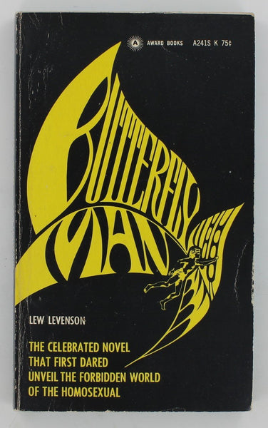 Butterfly Man by Lew Levenson 1967 Universal Publishing 251pg Award Books Gay Pulp PB132