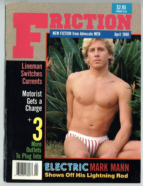 Friction 1988 Mark Mann, David Sprigle 68pgs Advocate Men Gay Magazine M23771
