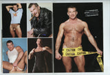 Unzipped April 2004 Specialty Publications Ross Taylor, Colt Studios 82pgs Arpad Miklos, Whiplash Studios Gay Magazine M23783