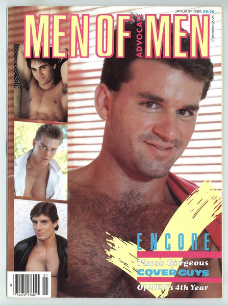 Men Of Advocate 1989 Cover Model Special Dave West, Steve Hammond 66pg David Burrill Gay Pinup Magazine M23793