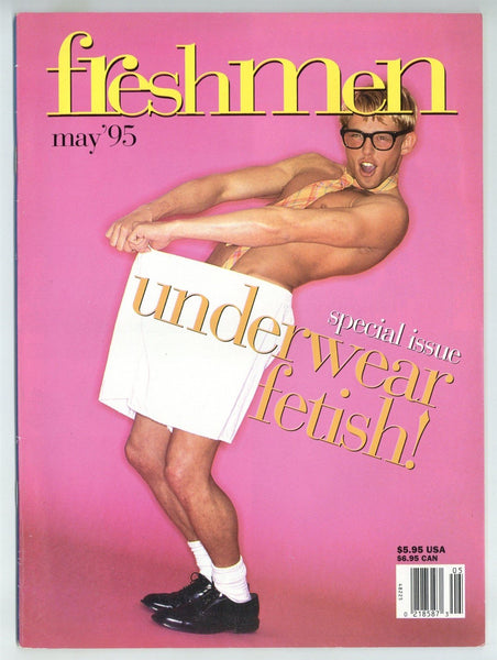 Freshmen May 1995 Kevin Kramer, Jeff Green, Darryl White 74pgs Peter Corman Gay Pinup Magazine M23794