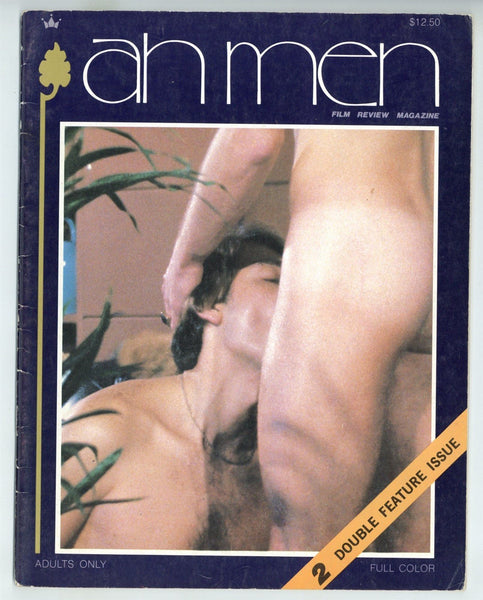 Ah Men Film Review Magazine 1979 Marquis Film 1 Layback, Film 2 Lazy Afternoon 32pgs Gay Magazine M23820