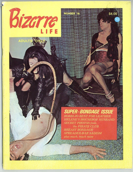 Bizarre Life #16 Gene Bilbrew 1977 Vintage Female Domination 64pgs BDSM Magazine M23837