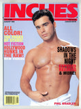 Inches August 1993 Phil Bradley, Peter North 100pgs Terry Studios, Catalina, Kristen Bjorn Gay Magazine M23860