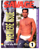 Savage Male Premiere Issue June 1993 Rich Fury, Sinbad Productions 42pgs Falcon Studios Gay Magazine M23862