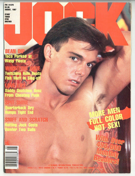 Jock 1987 David Golden Sergio Rutello, Eric Radford, Ted Dowel 98pg Eagle Studio, Catalina Video Gay Magazine M23887