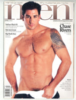 Men April 2003 Chase Rivers, Jessie Cooper, Nathan Black 82pgs Joey Jordan, Danny Stevens Gay Pinup Magazine M23892