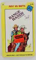 Range Hands by Lee Ryder 1989 Just Us Guys JUG139 American Art Enterprises 152pgs Vintage Gay Pulp PB76