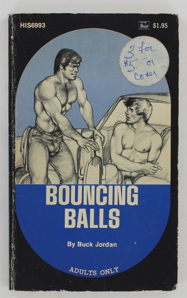 Bouncing Balls by Buck Jordan 1974 Surrey House HIS6993 HIS 69 Vintage LGBT Pulp 186pgs Gay Fiction HS69 PB101