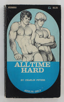 Alltime Hard by Charlie Peters 1973 Surrey House HIS69 Series 186pg Vintage Homosexual Gay Pulp Fiction Pocket Novel PB120