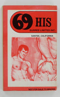 Threeway Team by Michael Scott 1977 Surrey House HIS69192 HIS 69 Series 186pg Erotic Gay Pulp PB126