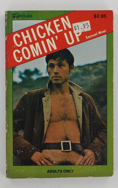 Chicken Comin' Up by Samuel West 1980 Surree Stud Series 186pg Vintage Masculine Gay Men Pulp Novel PB137