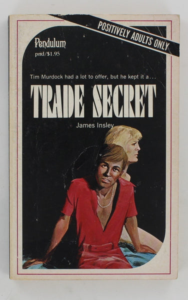 Trade Secret by James Insley 1970 Calga Pendulum Books 0445 LGBTQ 191pg Vintage Gay Romantic Pulp PB138