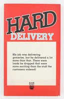 Hard Delivery by Jack McCall 1984 RAM Books RB123 Magcorp 160pg Gay Erotic Pulp Fiction Pocket Book PB158