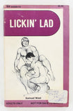 Lickin' Lad by Samuel West 1976 Surrey House HIS69178 HIS69 Series 186pg Gay Pulp Romance Pocket Novel PB163