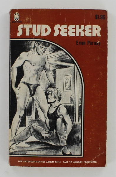 Stud Seeker by Evan Parnay 1973 Star Distributors Club111 Club Books 190pg Vintage Gay Pulp Fiction PB172