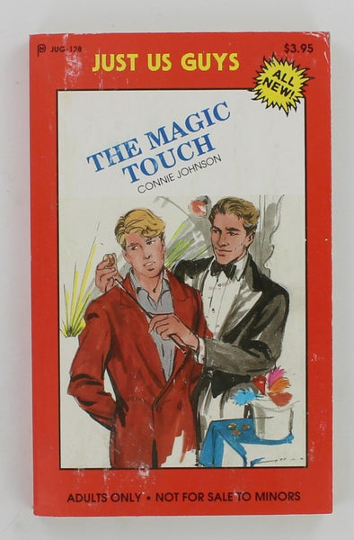 The Magic Touch by Connie Johnson 1989 Just Us Guys 152pg Vintage Gay Homosexual Romance Pulp PB179