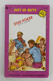 Stud Poker by J.W. Scooter 1989 Just Us Guys Series 154pg Vintage Gay Pulp Romance Novel PB180