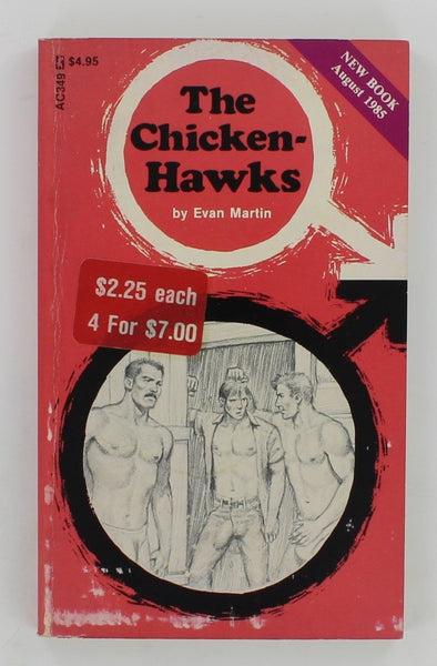 The Chicken Hawks by Evan Martin 1985 Greenleaf Classics AC349 Adonis Classic 151pg Vintage Gay Farmer Pulp Novel PB194